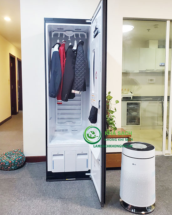 Lần đầu trải nghiệm thực tế Máy giặt hấp sấy LG Styler S5GFO 2021